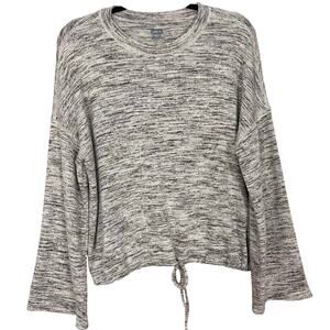 Aerie Wide Sleeve Top Brown Tan Heather Womens Size Medium